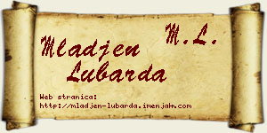 Mlađen Lubarda vizit kartica